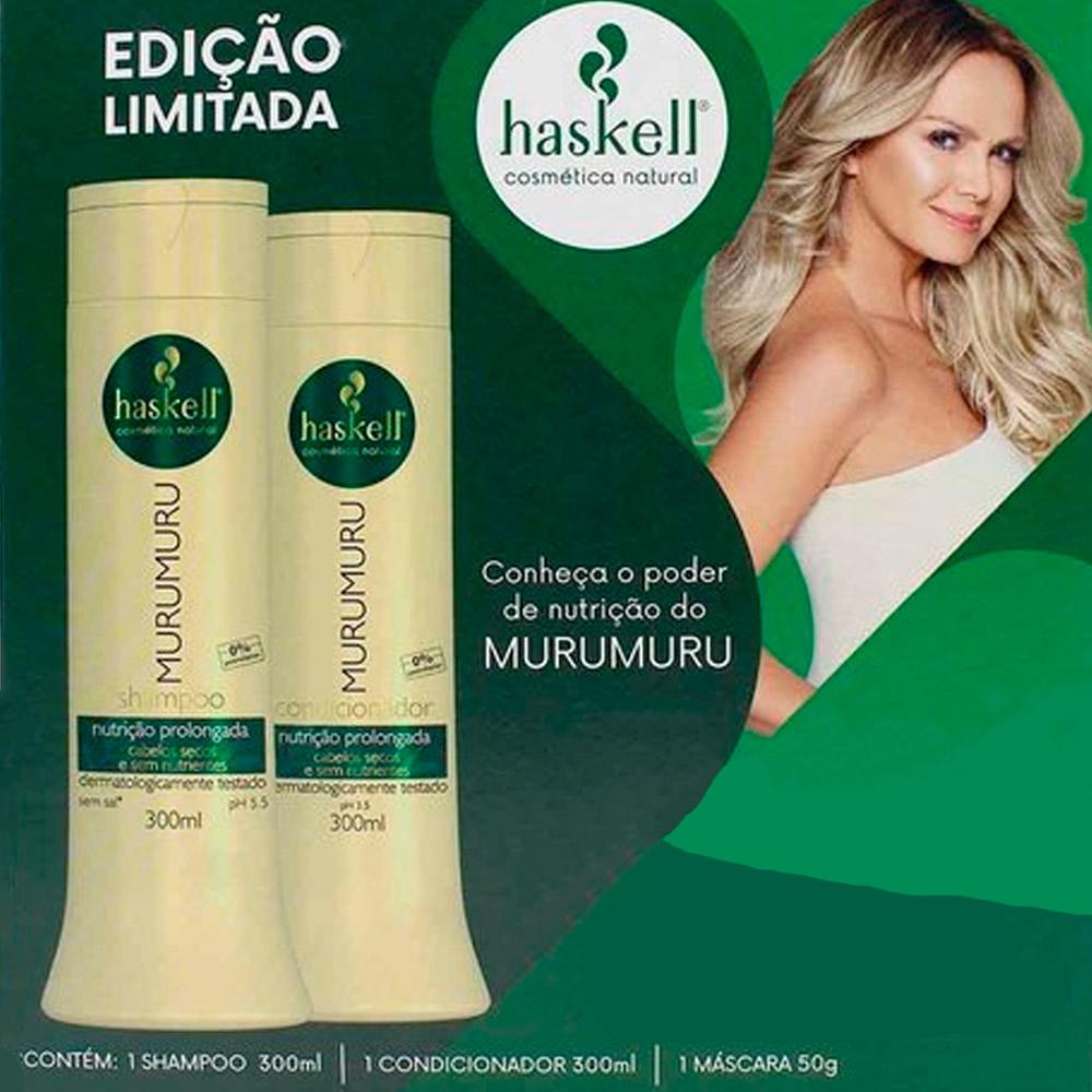 Kit Haskell Murumuru Shampoo E Condicionador Ml Sol Peeling