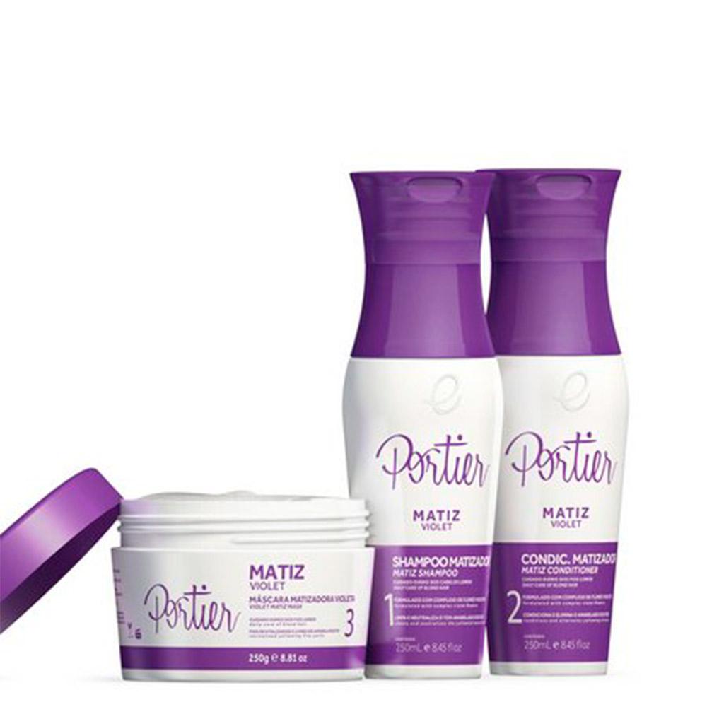 Portier Matiz Violet - Kit Completo (3 Produtos)