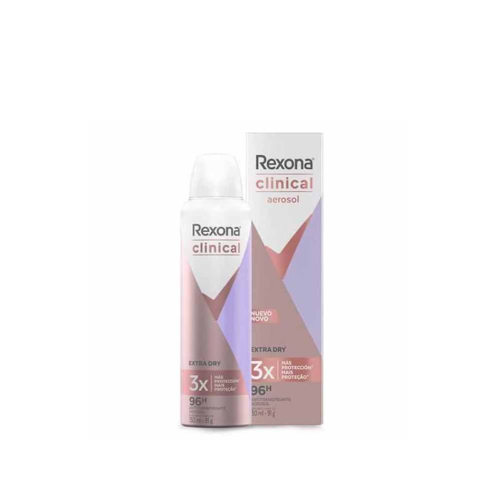 Desodorante Rexona Clinical Antitranspirante Extra Dry 150ml