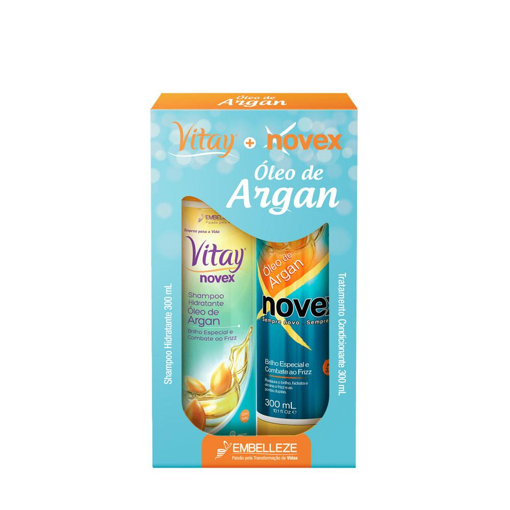 Kit Shampoo e Condicionador Vitay Novex Óleo de Argan 