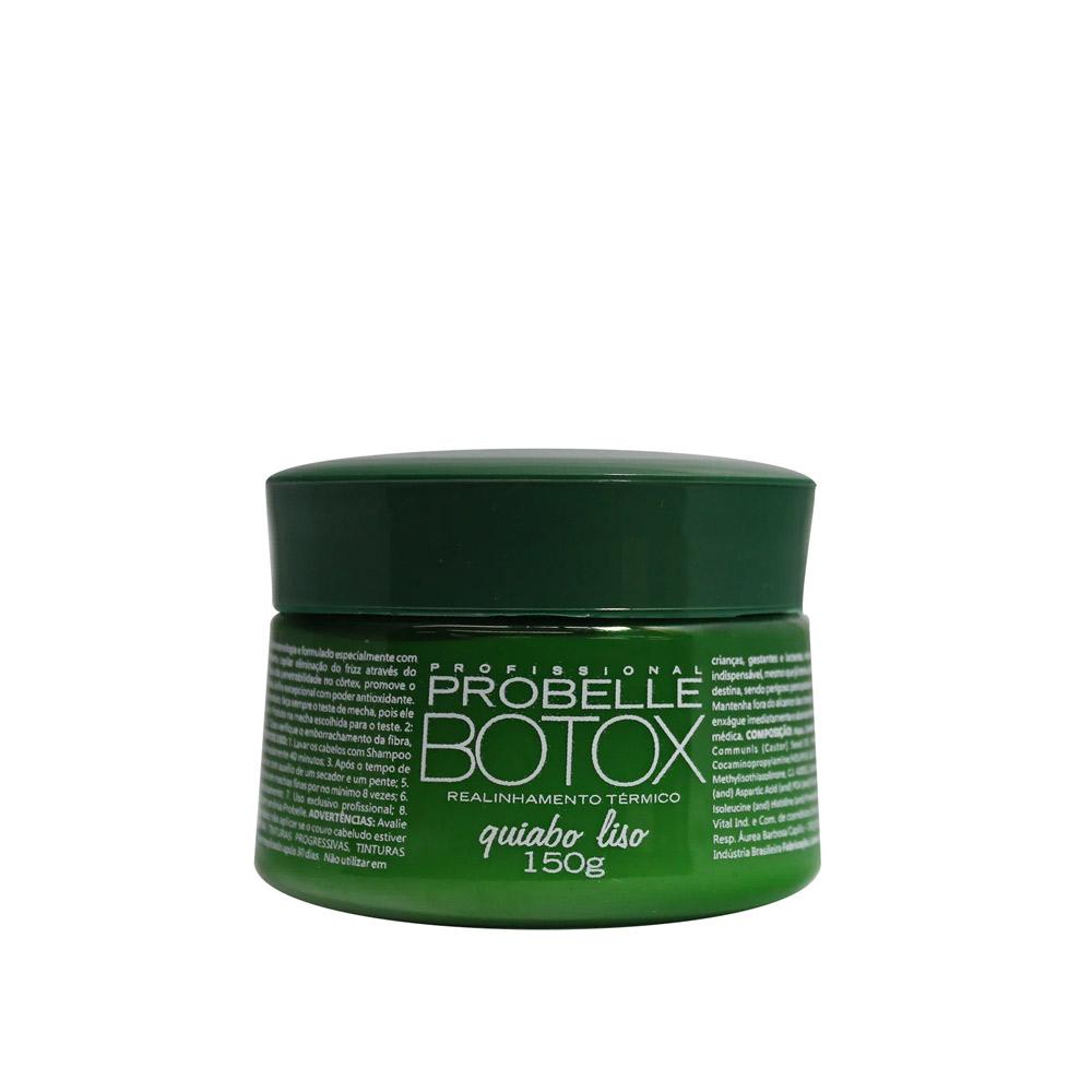 Realinhamento Térmico Capilar Probelle Quiabo Liso 150g