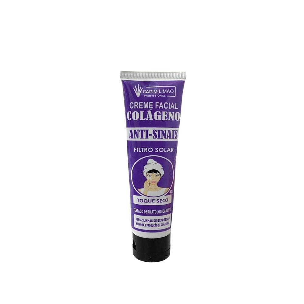 Capim Limão Creme Facial Anti Sinais- 40g