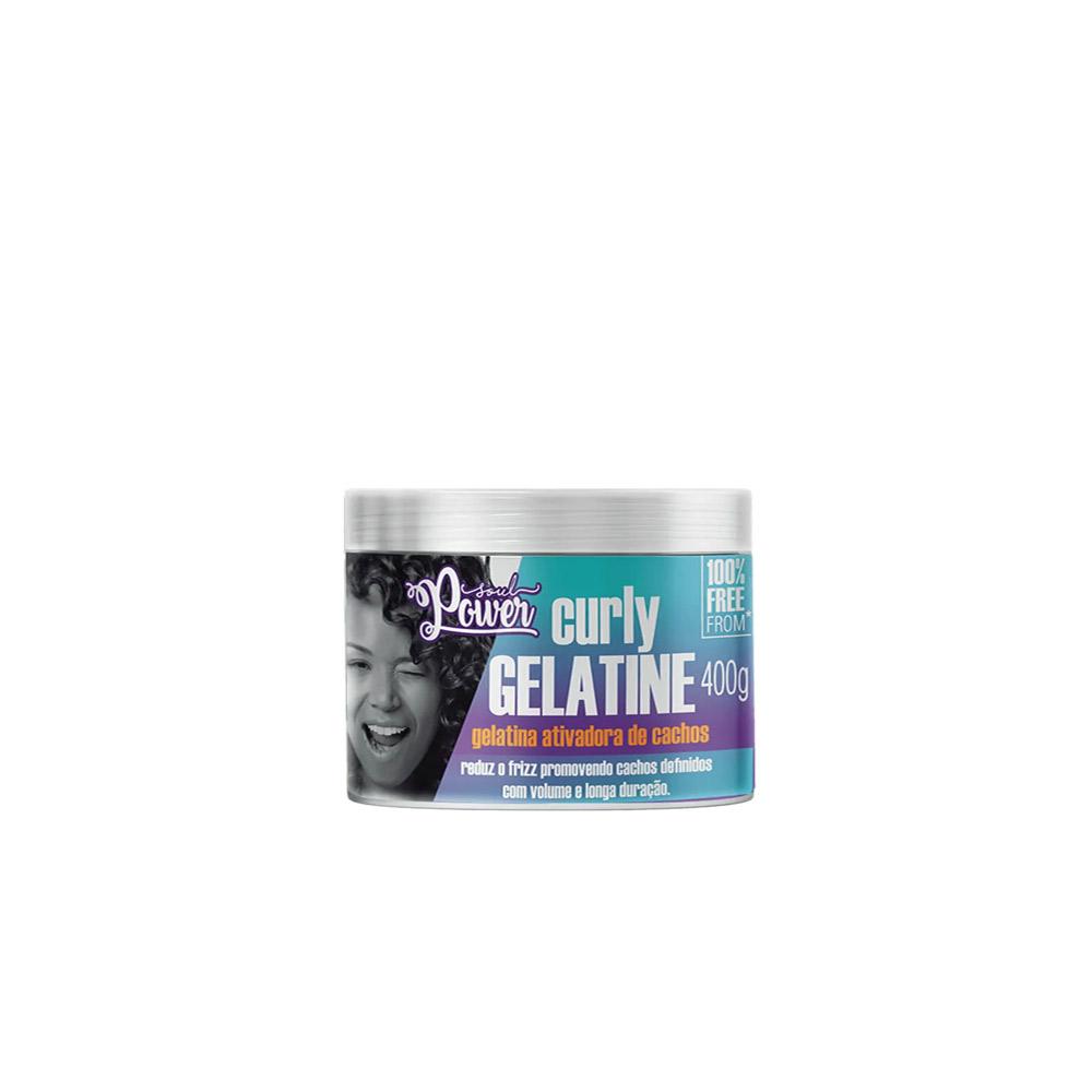 Gelatina Soul Power Ativadora de Cachos Curly Gelatine- 400gr