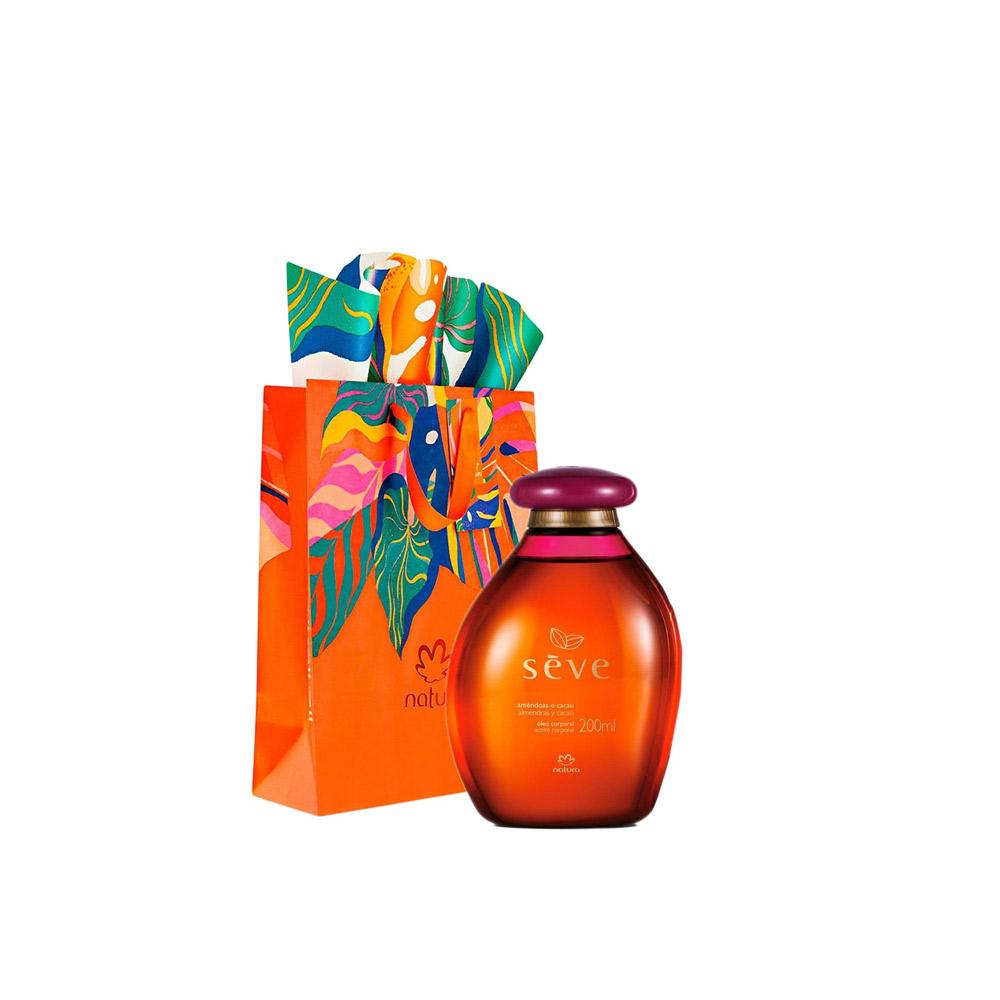 Óleo Desodorante Corporal Natura Sève Amêndoas e Cacau - 200ml 