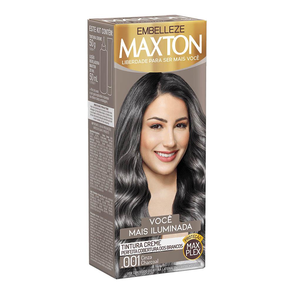 Coloração Maxton Você Iluminada- .001 Cinza Charcoal