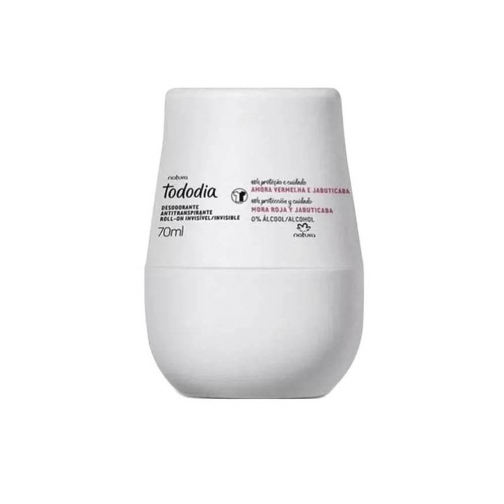 Desodorante Antitranspirante Roll-On Tododia Amora Vermelha e Jabuticaba 70ml 