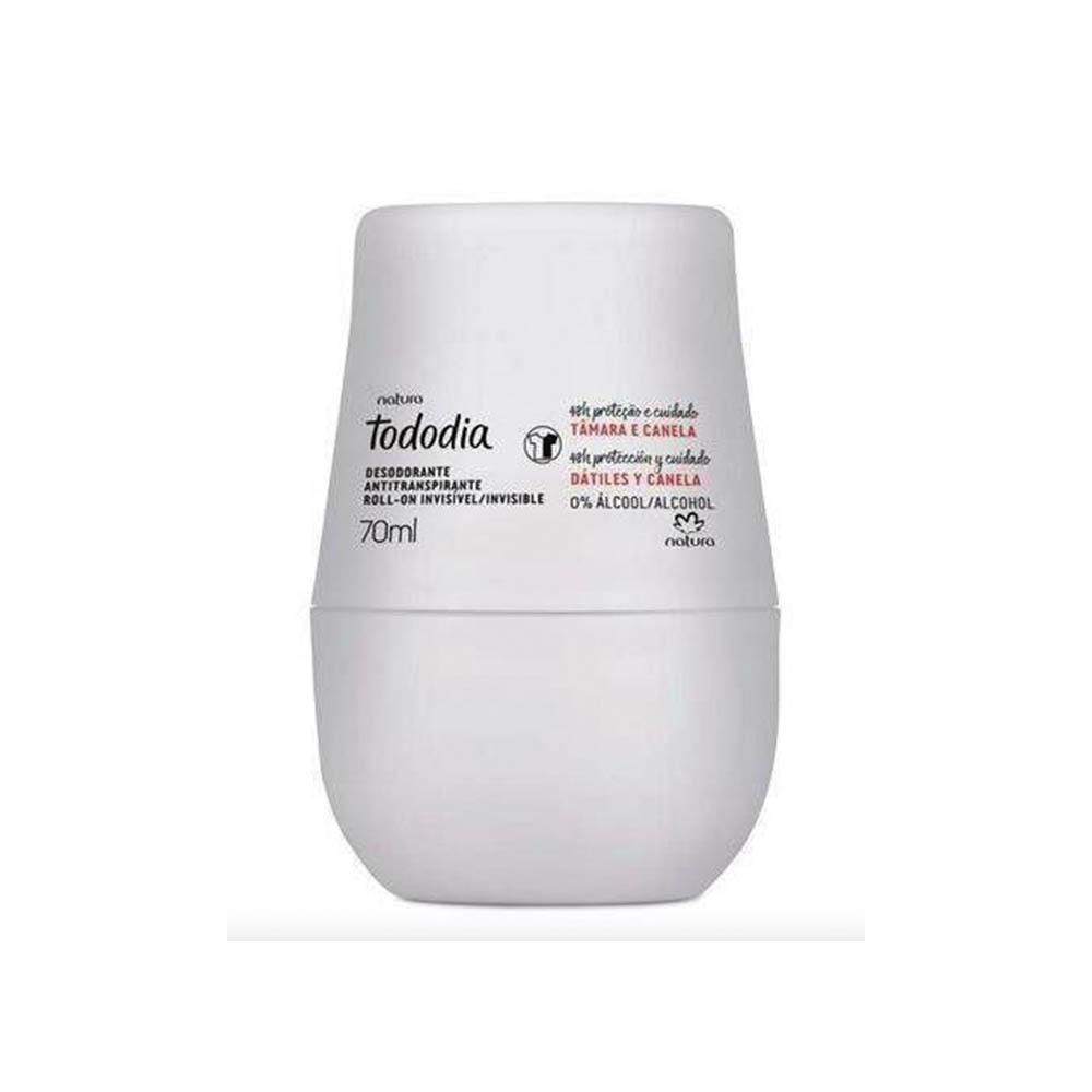 Desodorante Antitranspirante Roll-On Tododia Tâmara e Canela 70ml