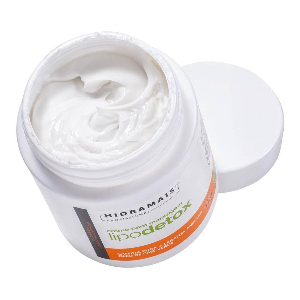 Creme Para Massagem Lipodetox Hidramais Profissional - 1kg