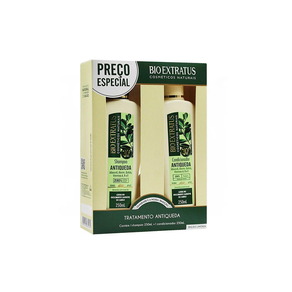 Kit Bio Extratus Jaborandi Antiqueda Shampoo 250ml + Condicionador 250ml