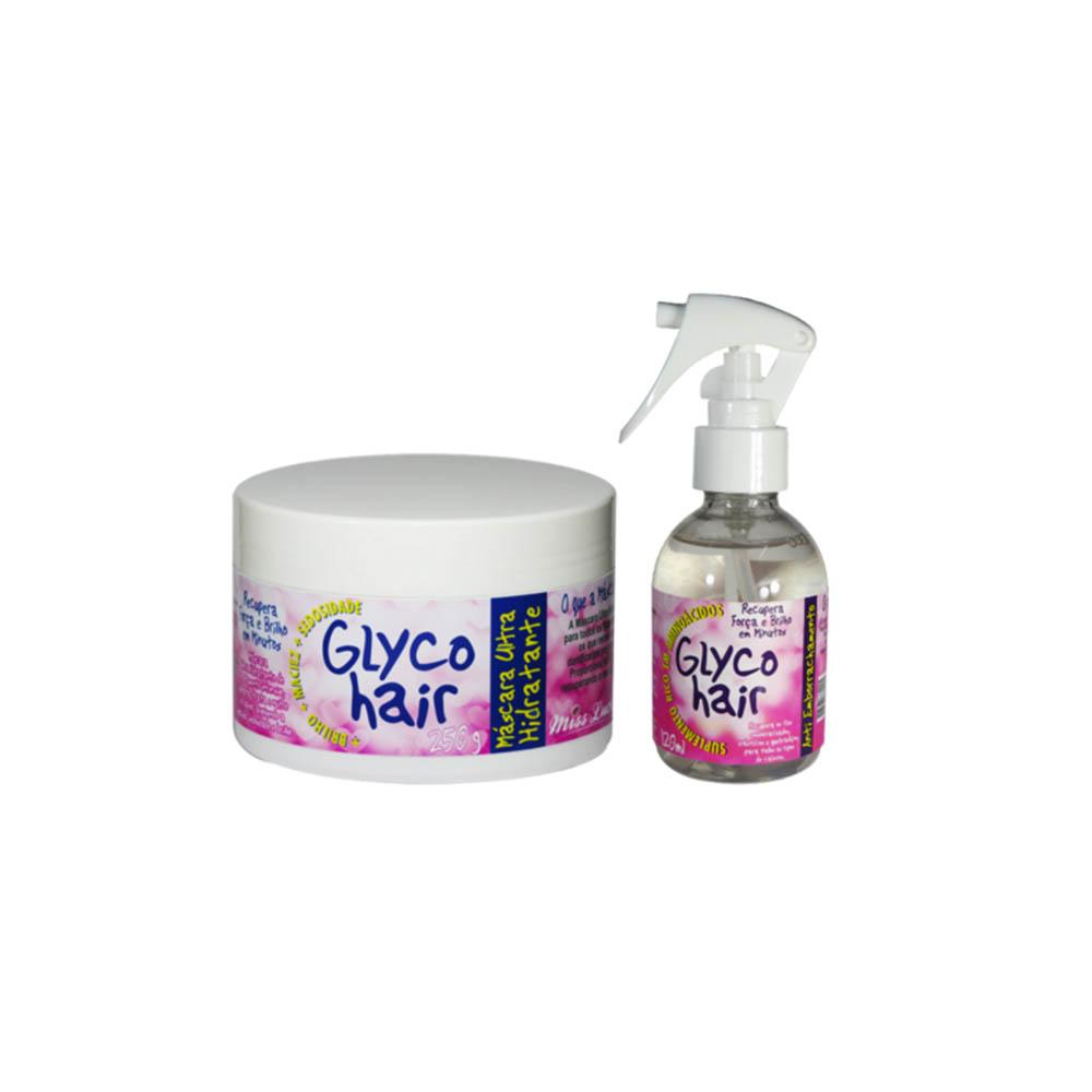 Kit Tratamento Glyco Hair - Mascara 500g + Spray 120ml