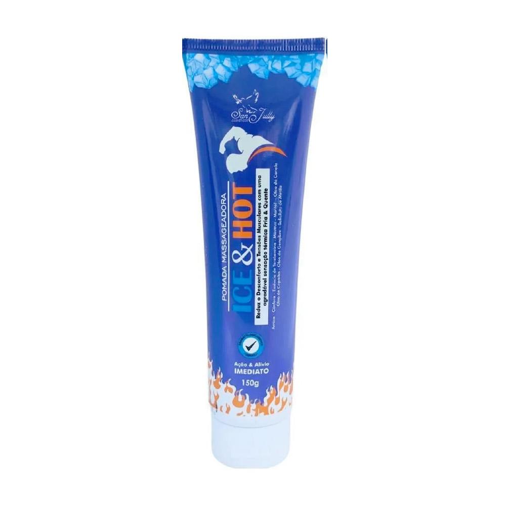 Creme Massageador Efeito Gelo Quente Ice e Hot 150g