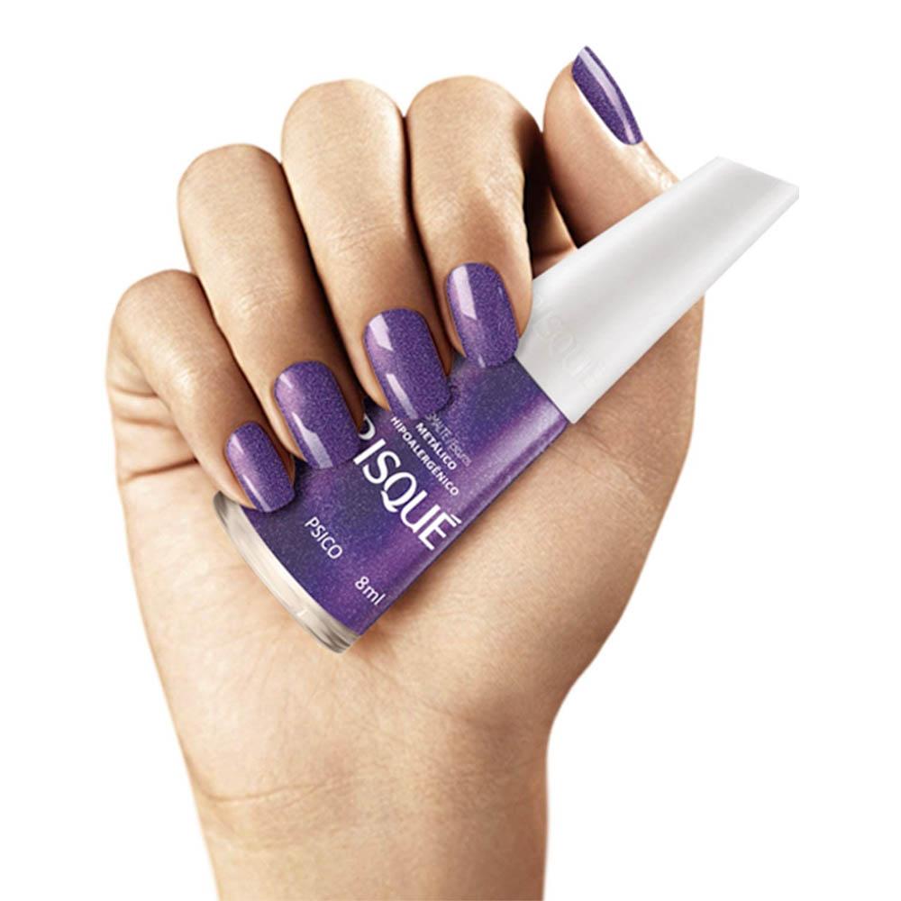Esmalte Risqué Escuro Metálico Psico - 8ml