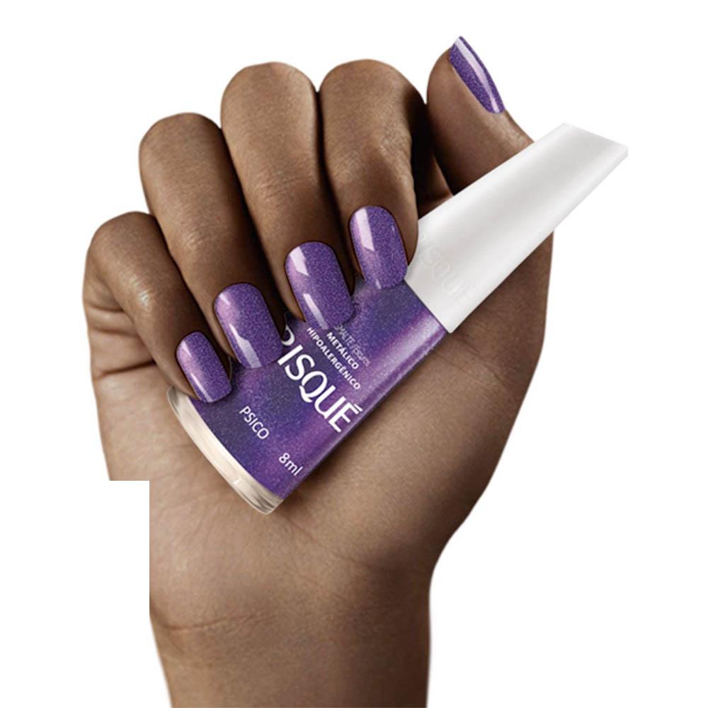 Esmalte Risqué Escuro Metálico Psico - 8ml