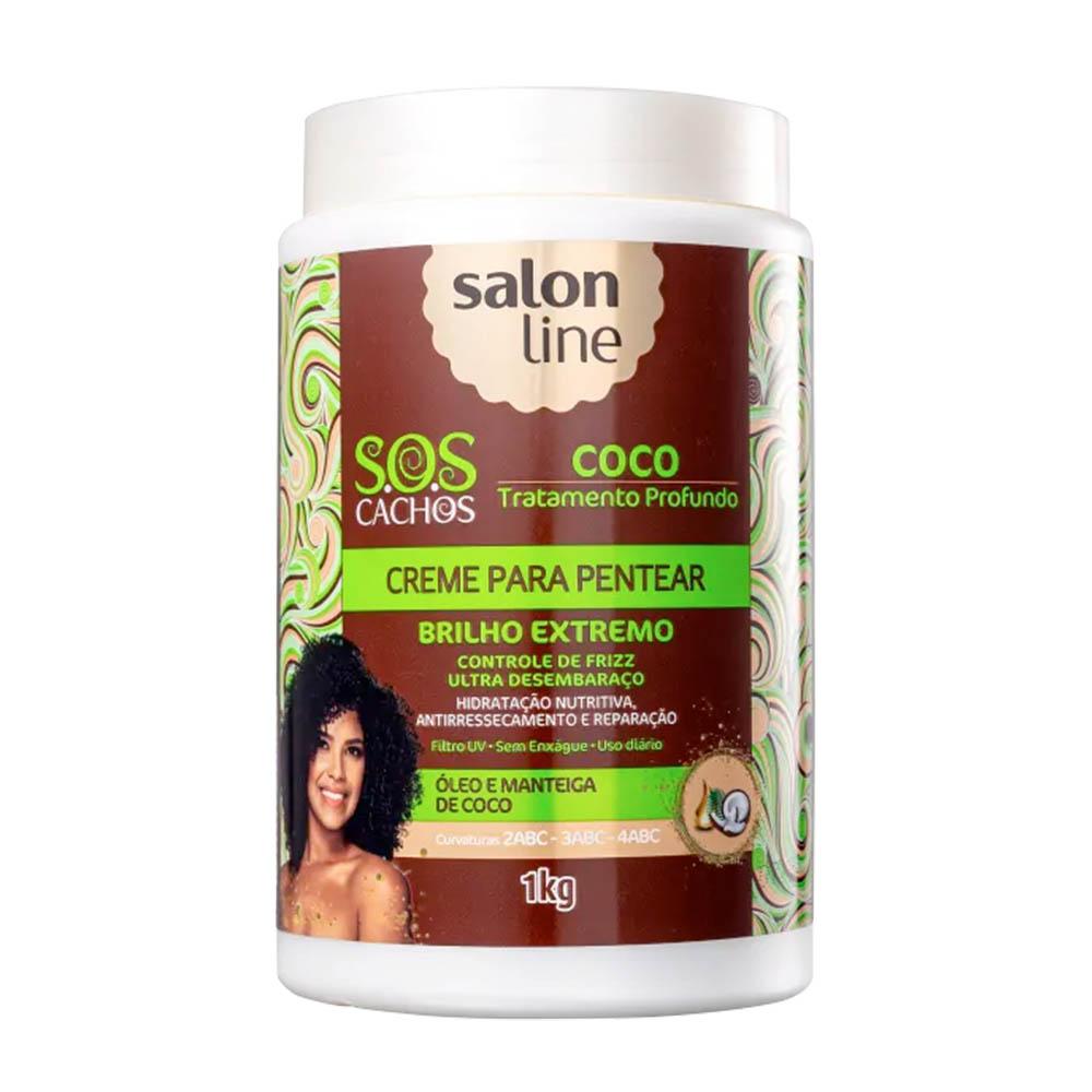 Kit Creme de Pentear Vinagre de Maça e Creme de Pentear Coco