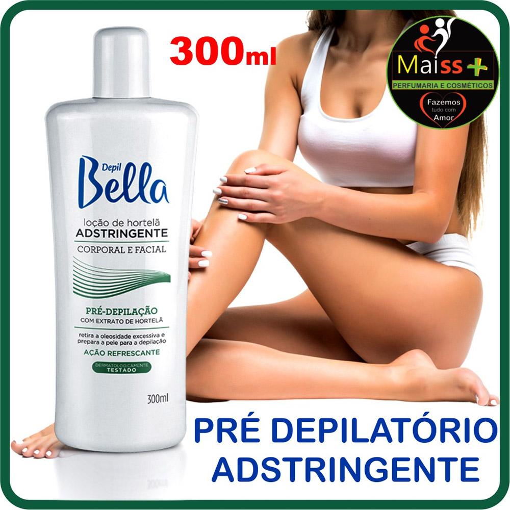 Loção Pré Depilatória Adstringente Depil Bella Hortelã - 300ml
