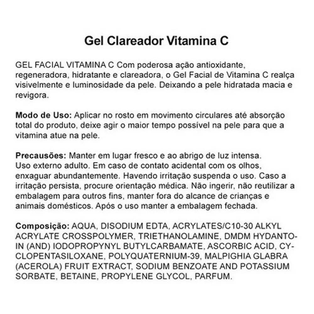 Barbours Vitamina C Gel Clareador - 100g