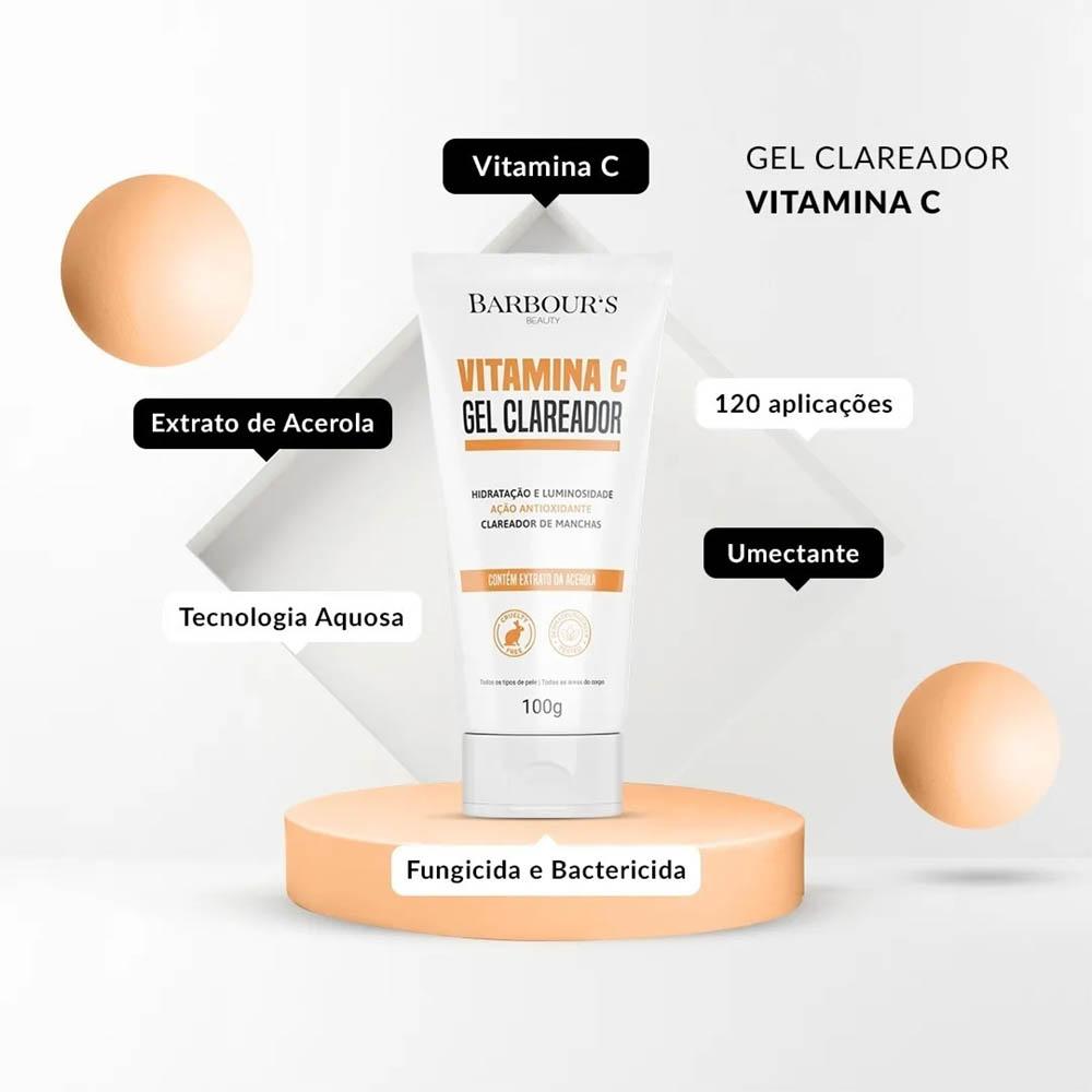 Barbours Vitamina C Gel Clareador - 100g