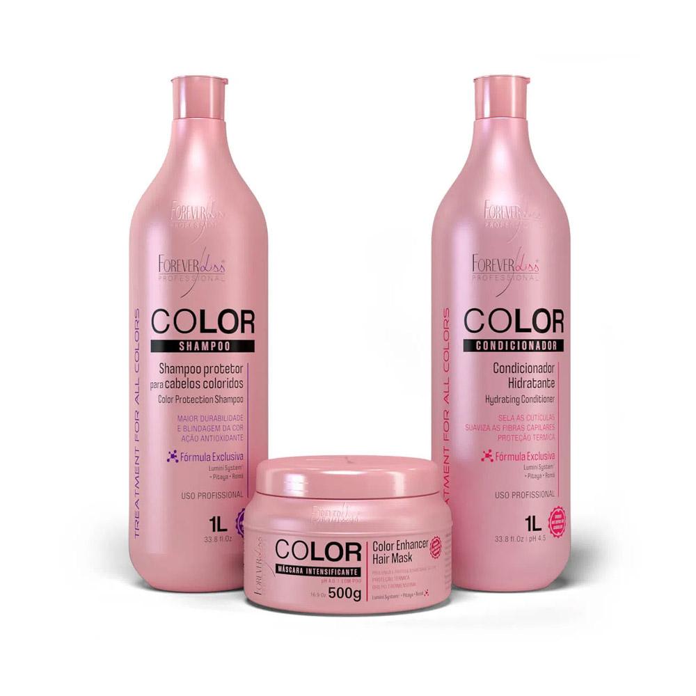 Kit Color Para Cabelos Coloridos Ou Com Mechas - Forever Liss