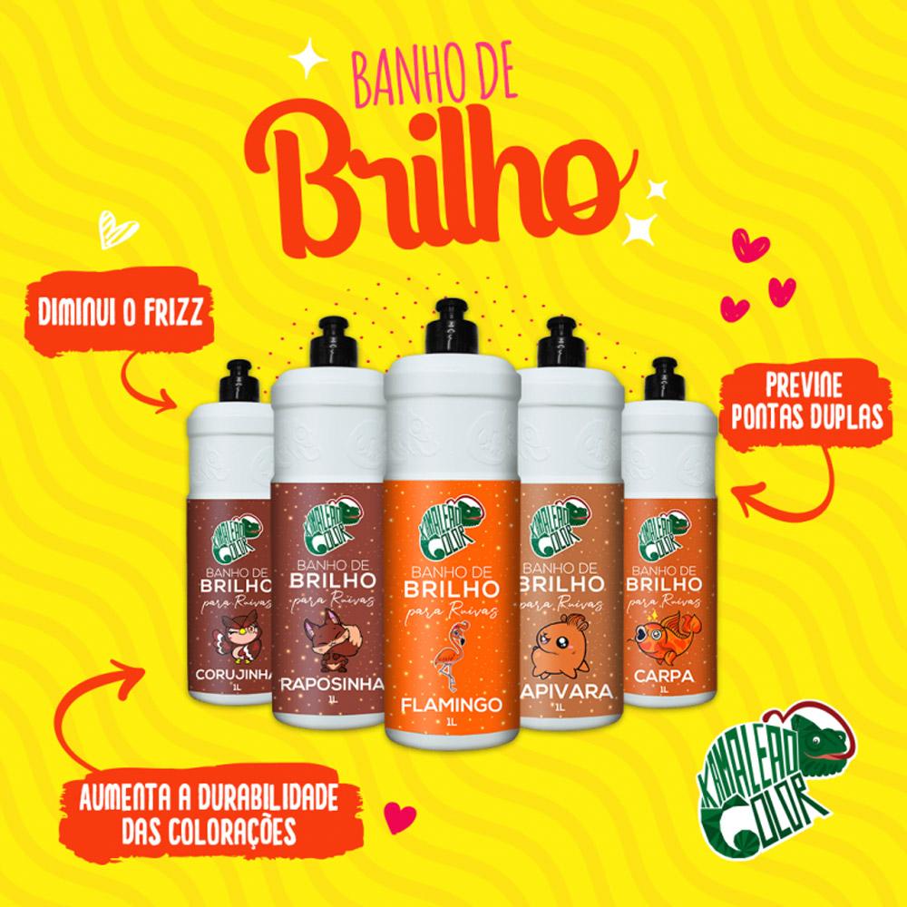 Banho de Brilho Para Ruivas Raposinha Kamaleão Color - 1l