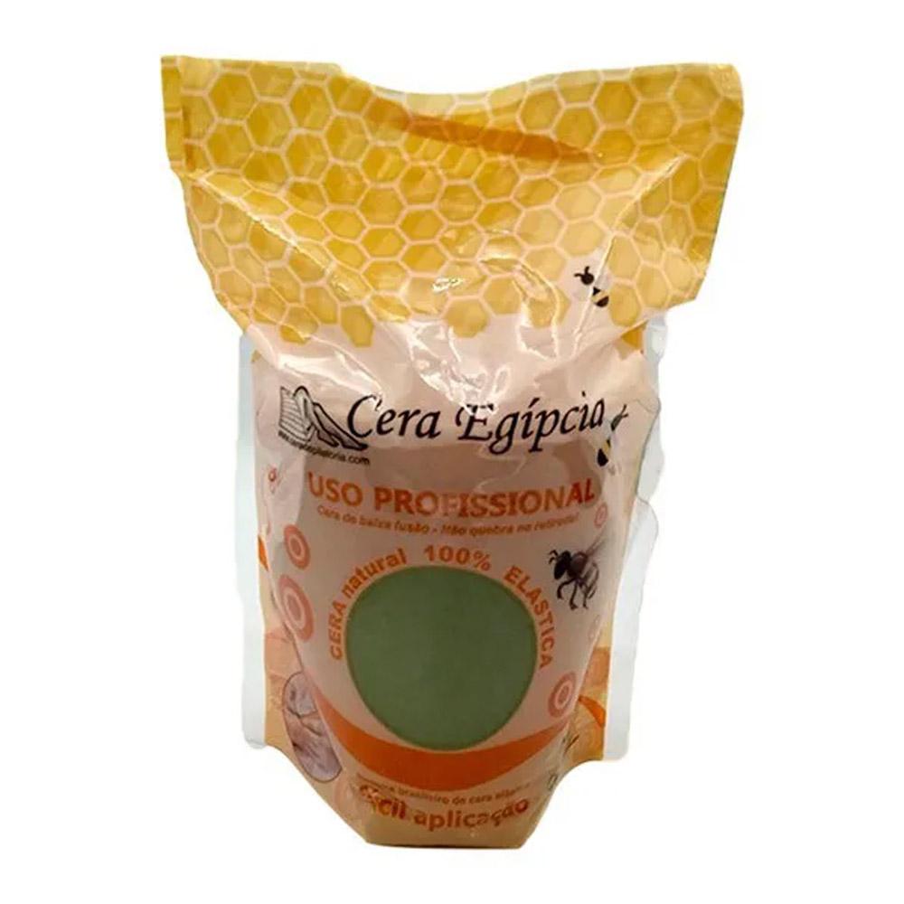 Cera Quente Depilatória Egípcia Elástica Anestésica Algas - 500g