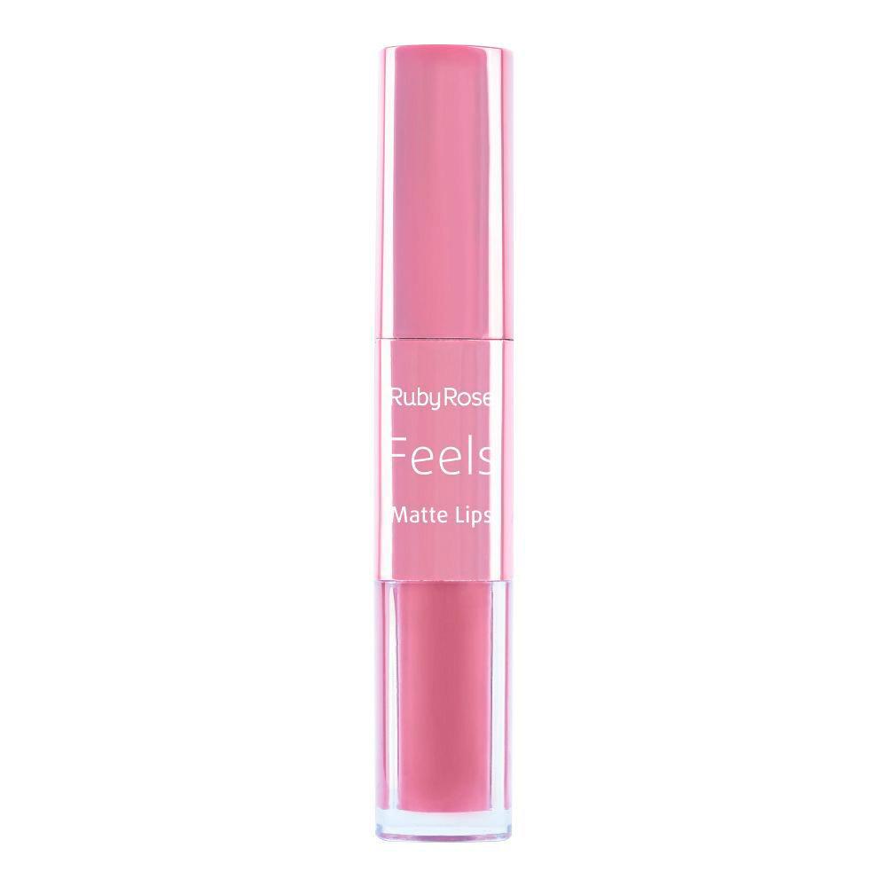 Batom Duo Matte Lips Feels Ruby Rose - Hb8608 - 65