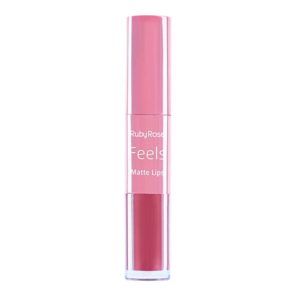 Batom Duo Matte Lips Feels Ruby Rose - Hb8608 - 366