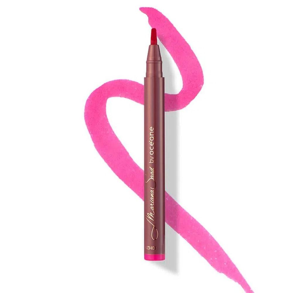 Caneta Batom Rosa Mariana Saad By Océane Tinted Pen Pink My Lips - 1,2ml
