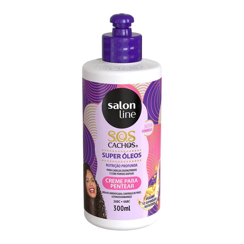 Creme Para Pentear Sos Cachos Super Óleos - 300ml