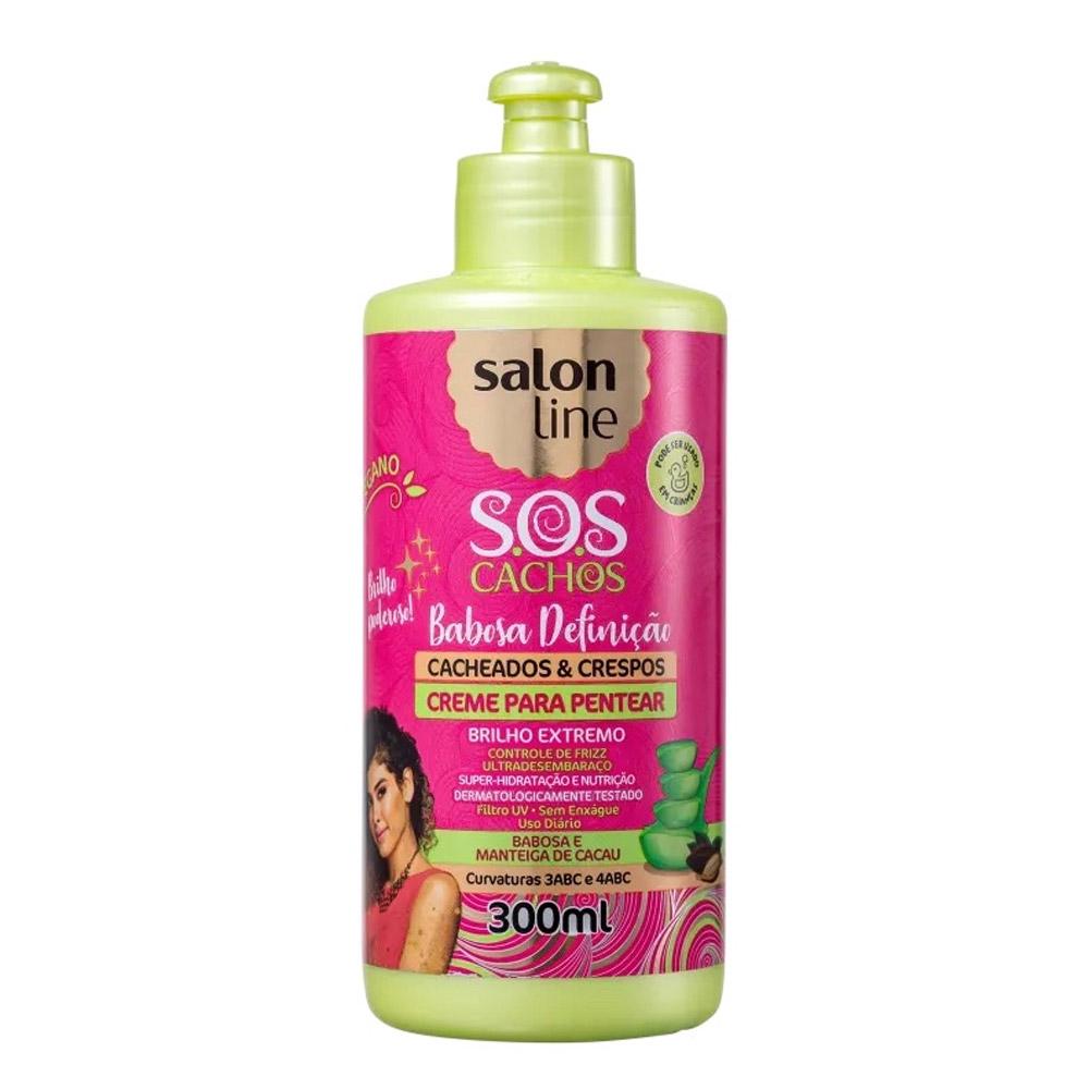 Creme Para Pentear Sos Cachos Babosa Definição - 300ml