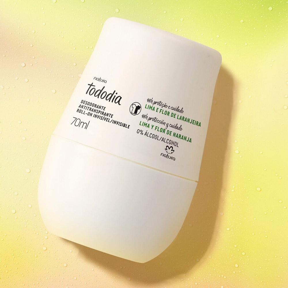 Desodorante Antitranspirante Roll-on Tododia Lima e Flor de Laranjeira - 70ml