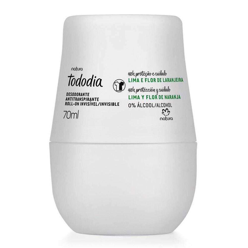 Desodorante Antitranspirante Roll-on Tododia Lima e Flor de Laranjeira - 70ml