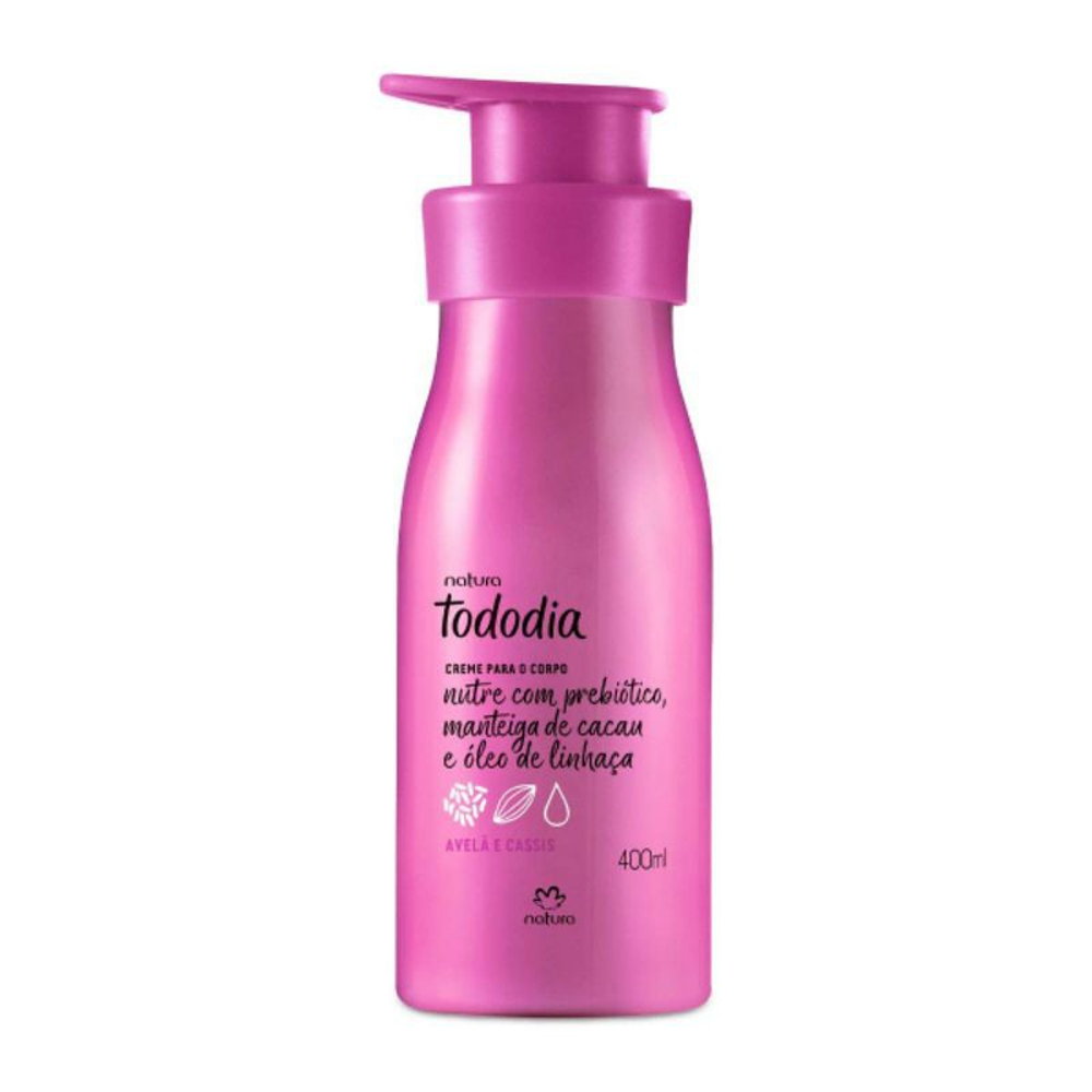 Natura Tododia Creme Para O Corpo Avelã e Cassis - 400ml