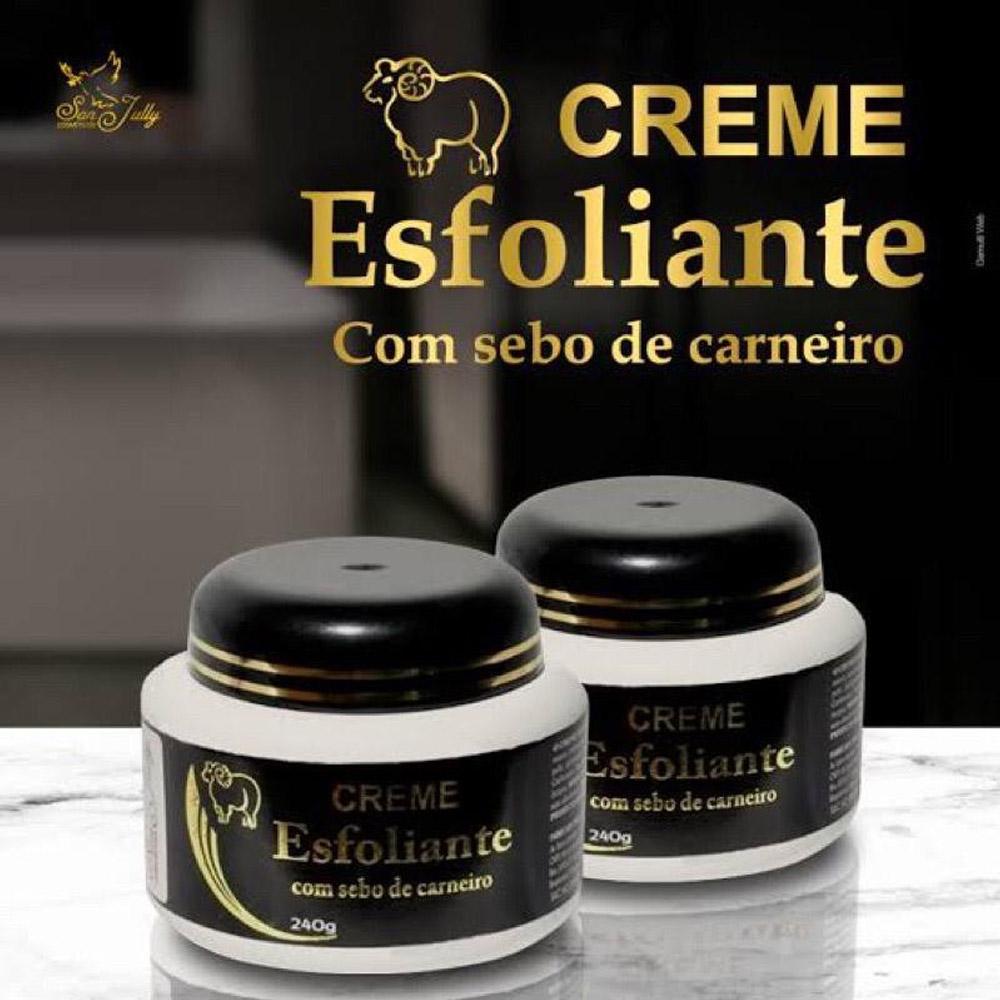 Creme Esfoliante Com Sebo de Carneiro - 240g 