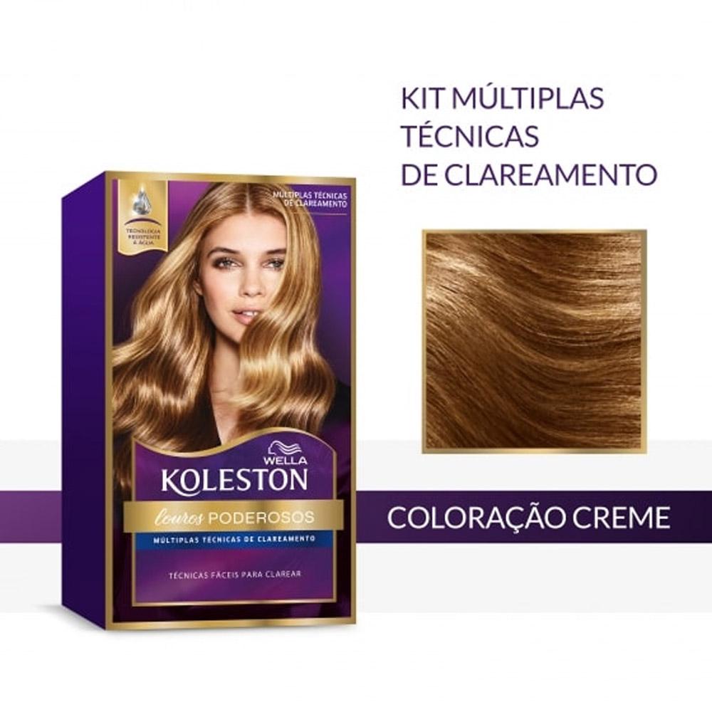 Koleston Coloração Creme Múltiplas Técnicas de Clareamento
