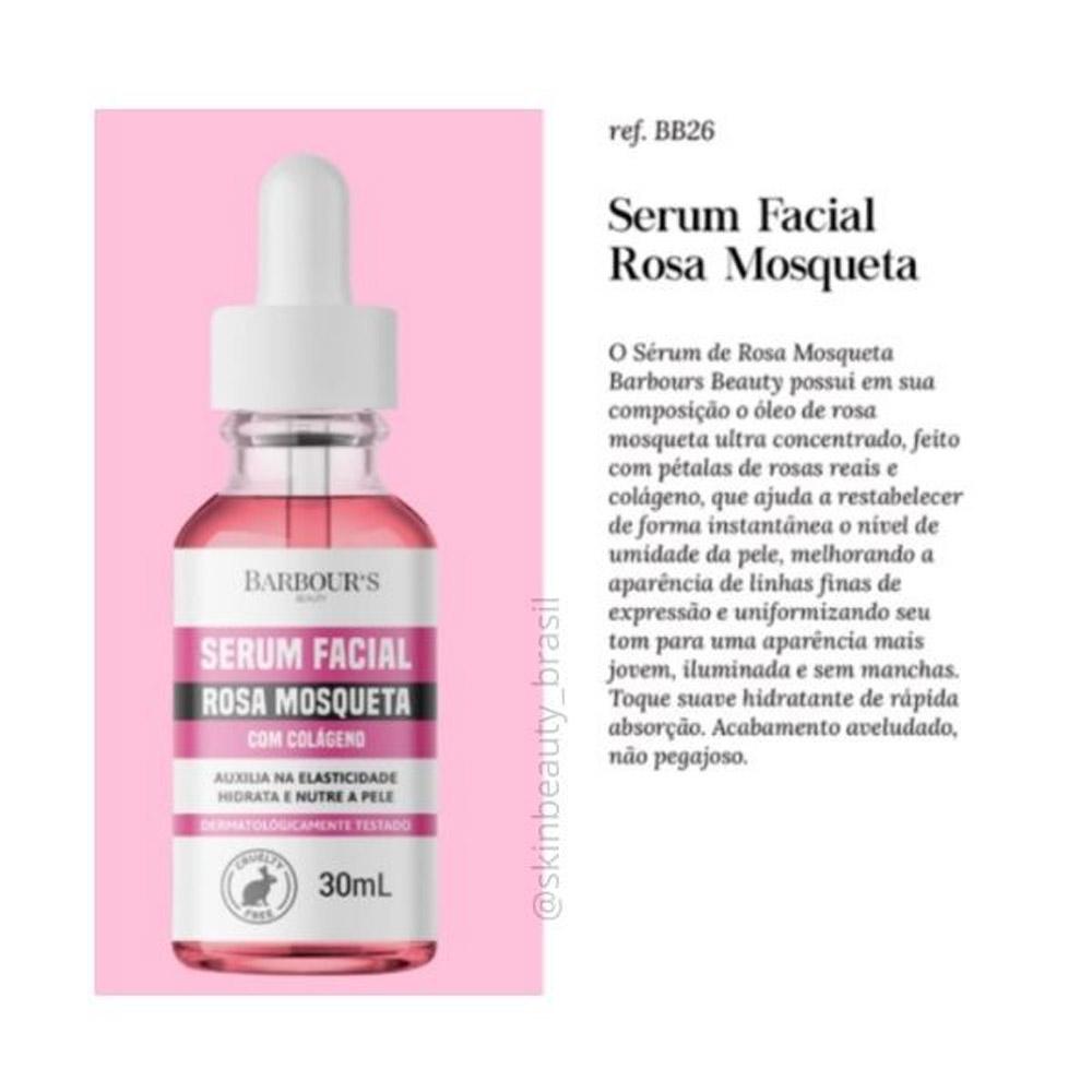 Serum Facial Rosa Mosqueta Com Colágeno - 30ml