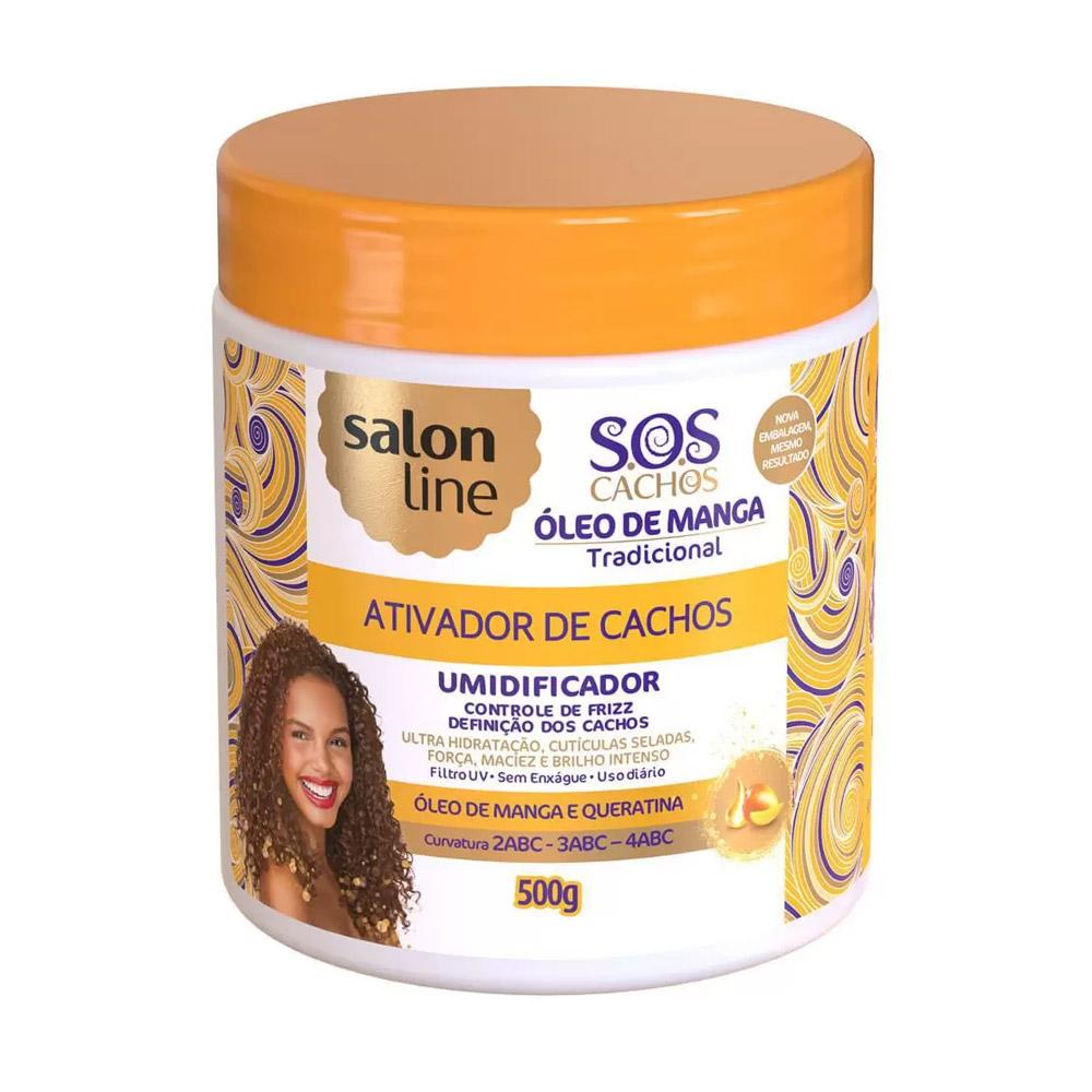 Ativador de Cachos Sos Cachos Óleo de Manga Salon Line - 500g