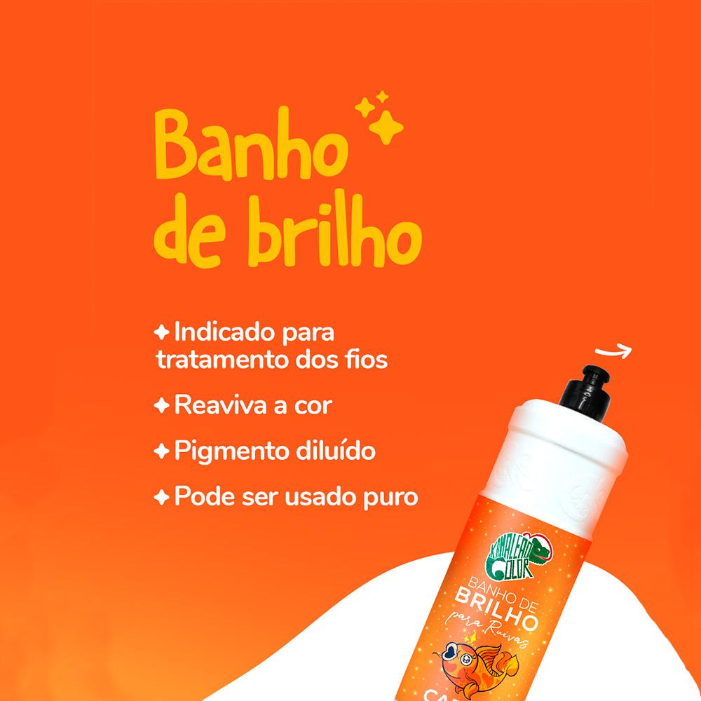 Banho de Brilho Para Ruivas da Kamaleão Color– Carpa 1l