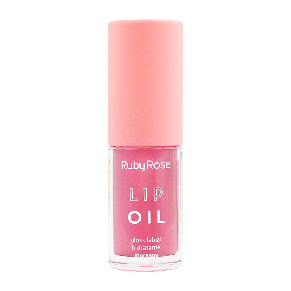 Ruby Rose Gloss Labial Lip Oil- Morango  3,8ml