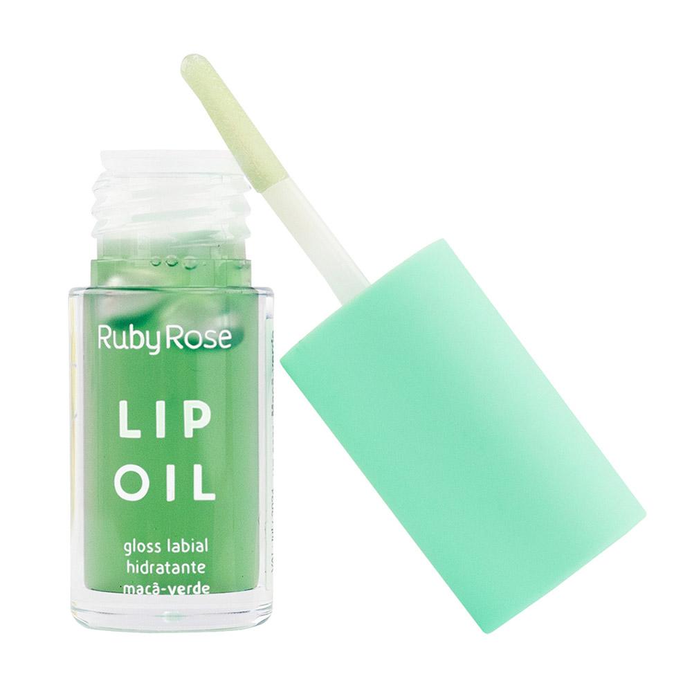 Ruby Rose Gloss Labial Lip Oil- Maçã Verde 3,8ml