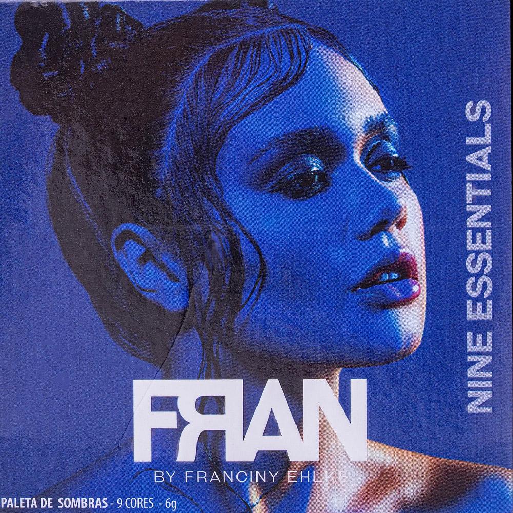Paleta Sombras Fran By Franciny Ehlke Nine Essentials- 9 Cores