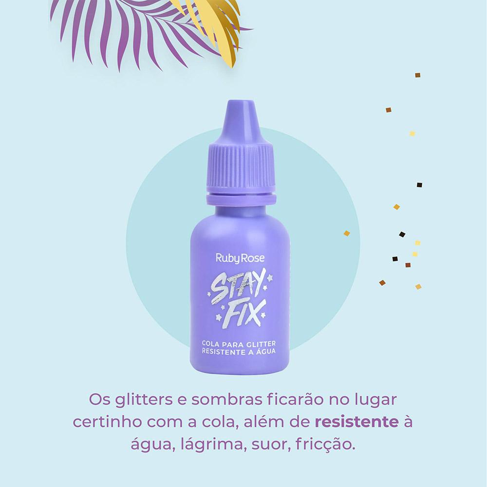 Cola Para Glitter Stay Fix - Rubyrose