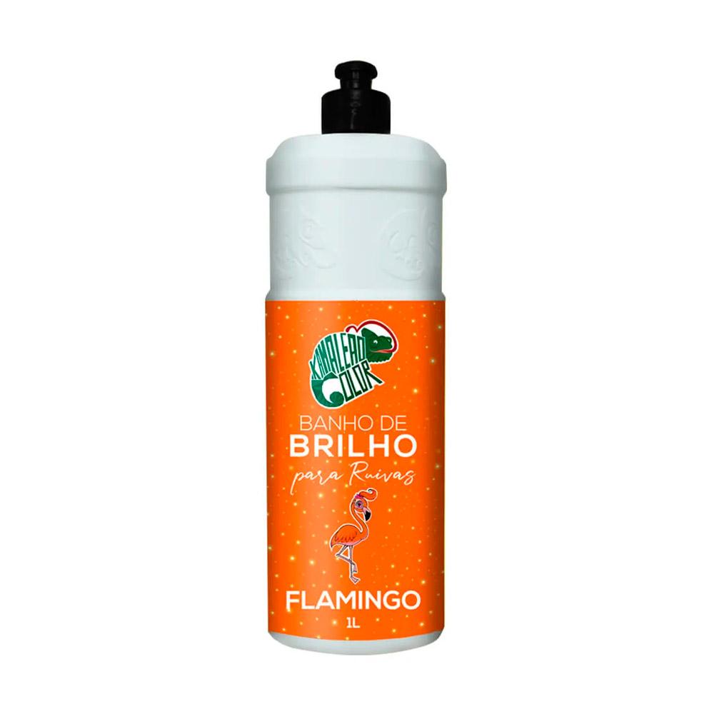 Banho de Brilho Para Ruivas da Kamaleão Color– Flamingo 1l