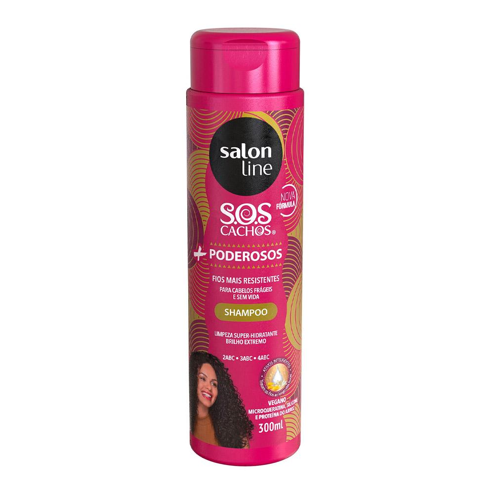 Shampoo Sos Cachos + Poderosos Salon Line- 300ml