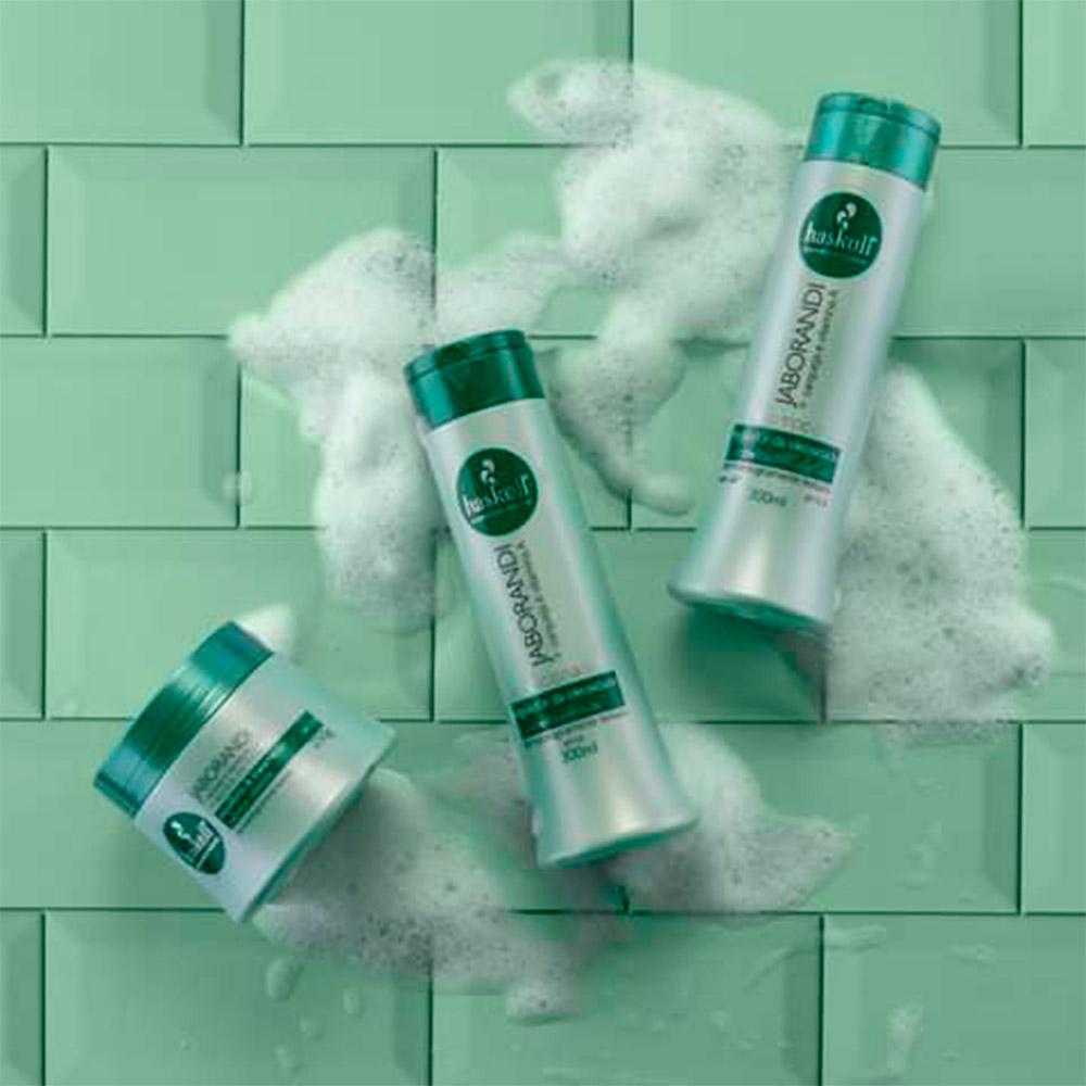 Kit Haskell Jaborandi Shampoo e Condicionador 500ml e Mascara 250g