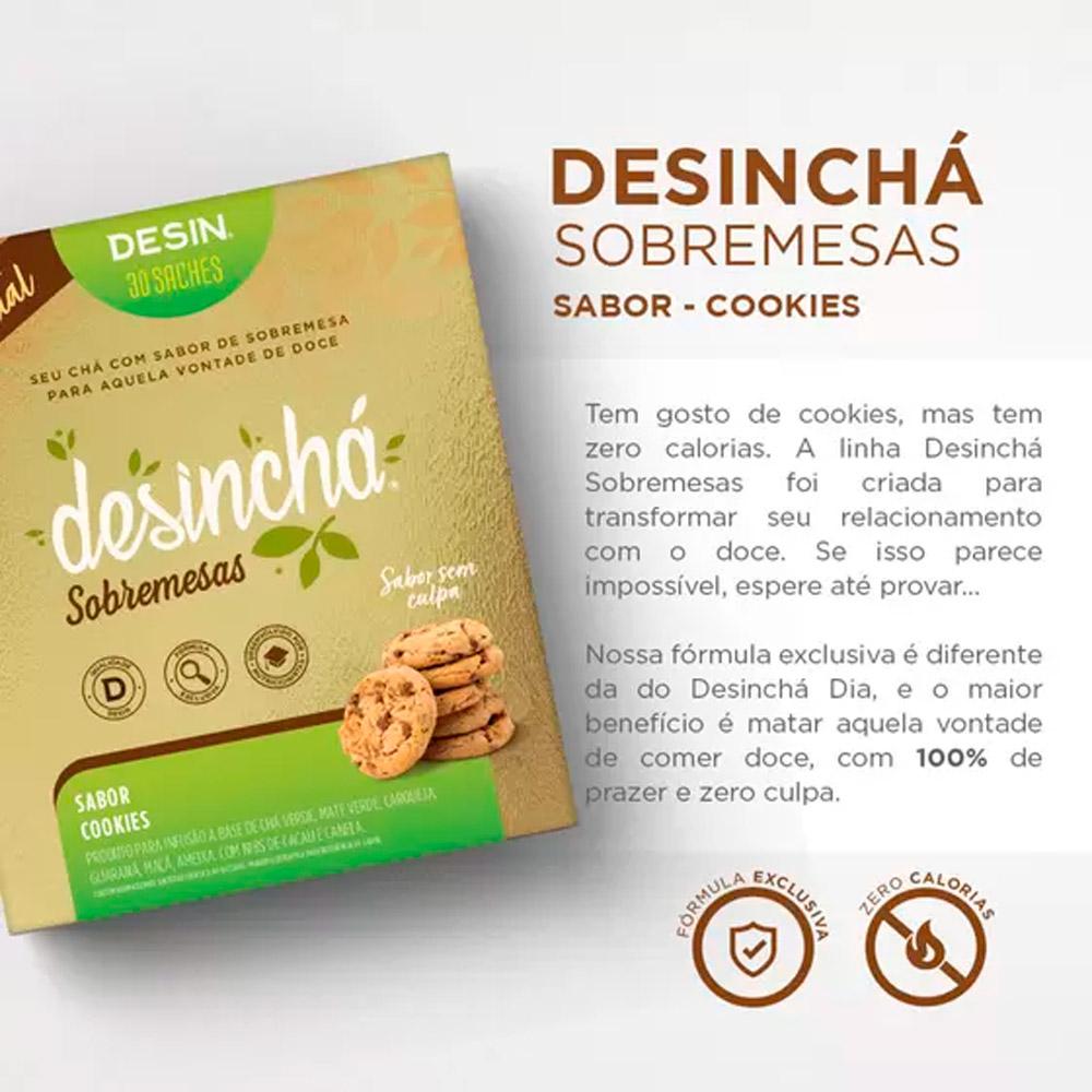 Desinchá- Sobremesas Cookies- 30 Sachês 