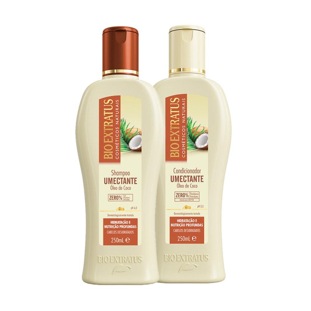 Kit Bio Extratus Umectante Óleo de Coco Shampoo+ Condicionador 250ml