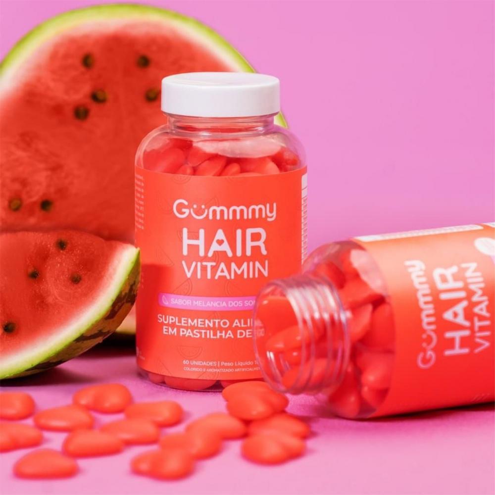 Gummmy Hair Vitamin Sabor Melância dos Sonhos -180g