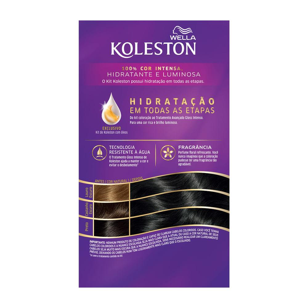 Coloração Koleston Wella- 20 Preto