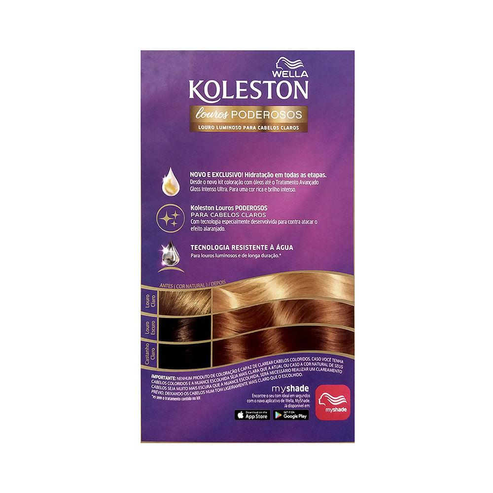 Coloração  Koleston Wella- 1281 Louro Dourado Intenso