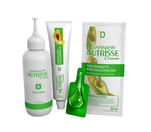 Coloração Garnier Nutrisse Creme 46 Castanho Vermelho 